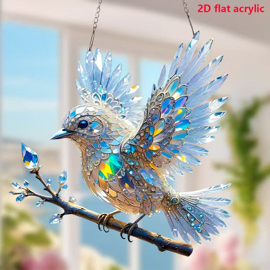 ??Biżuteria artystyczna Crystal Sky Bluebird Colour - spiiyle