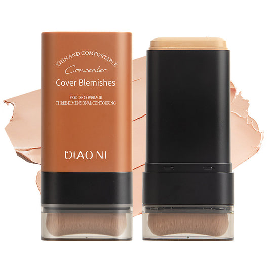(🔥 Kupite 1, dobite 1 gratis🔥)✨2025 Instant Concealing Foundation Stick with Built-in Brush - spiiyle