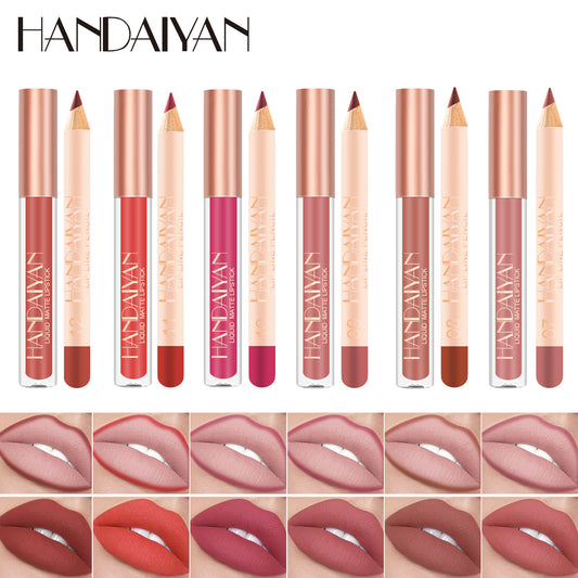 Metalni tekoči diamantni bleščeči ščetka za ustnice - spiiyle