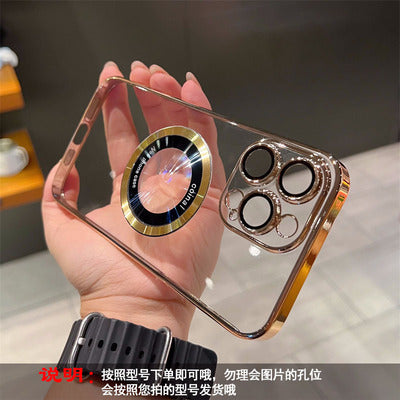 Transparentní magnetické pouzdro pro iPhone - spiiyle