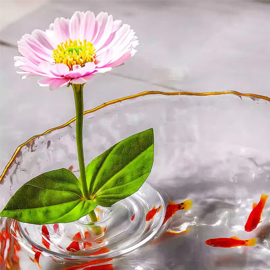 Kreativni plavajoči nosilec za cvetlični aranžma