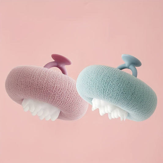 Prisesek za prhanje s sončnično kroglico in gobico za piling