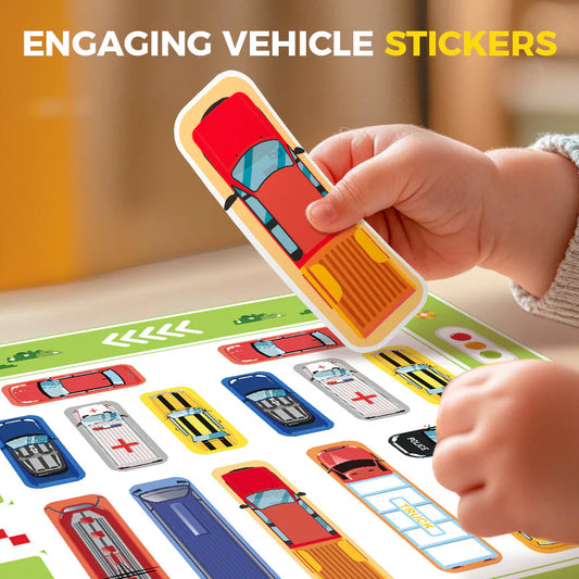 Logična igra s parkiranjem – pametna igrača za pobeg v prometu za otroke | Prenosna igra za urjenje možganov