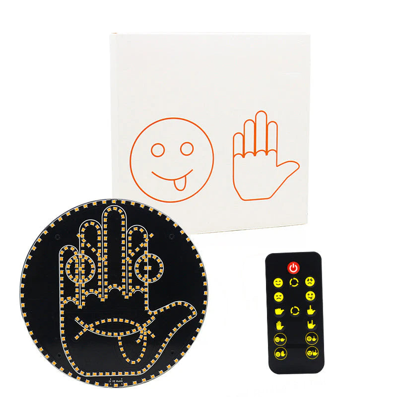 LED lučka za izražanje in geste za zadnje steklo avtomobila - spiiyle