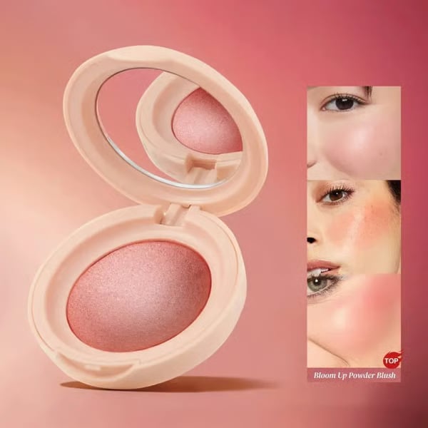 ?Summer Hot Sale 49% OFF -- Bloom Up Baked Highlighting Blush - spiiyle