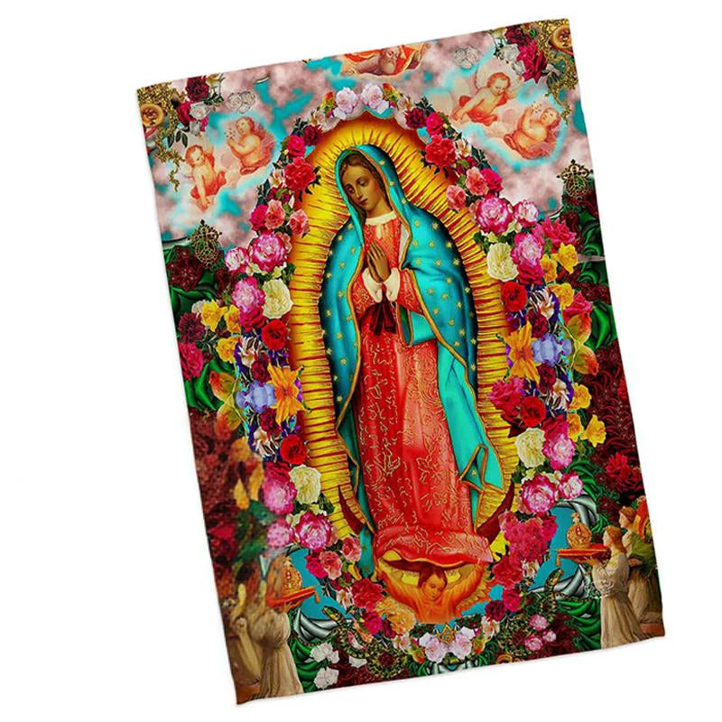 Mehko potiskana prijetna debela odeja