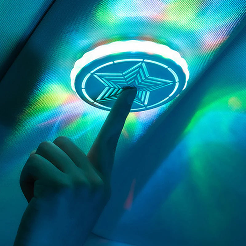 Ambientalna avtomobilska osvetlitev Magnetic Star|Večnačinska osvetlitev|Hitro polnjenje USB-C|Glasovno upravljanje