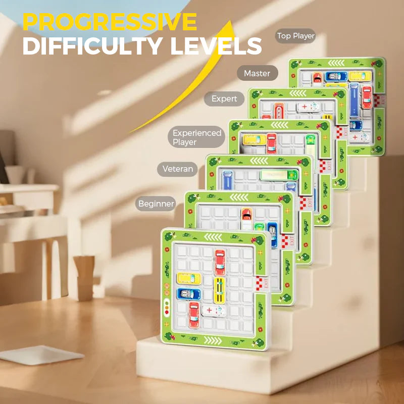 Logična igra s parkiranjem – pametna igrača za pobeg v prometu za otroke | Prenosna igra za urjenje možganov