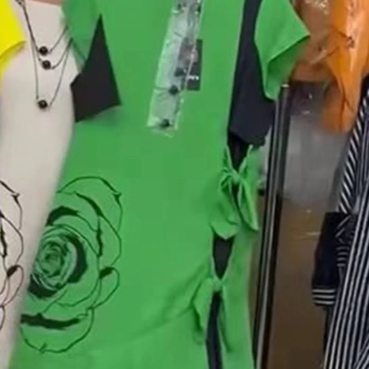 Blokowanie kolorów marszone sukienkę - spiiyle