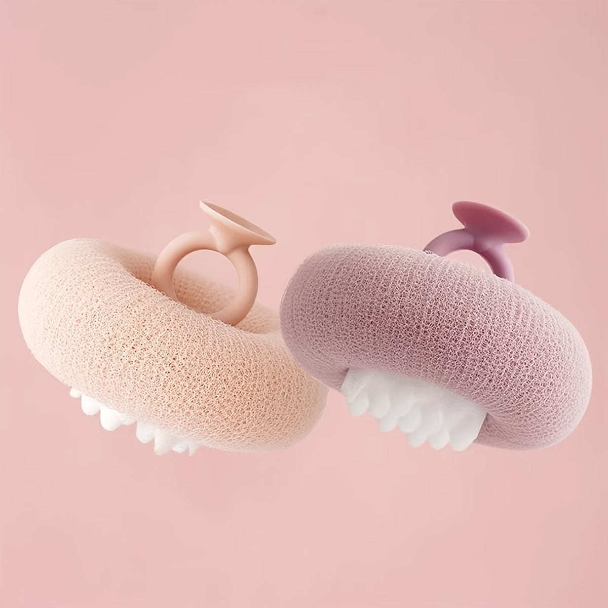 Prisesek za prhanje s sončnično kroglico in gobico za piling