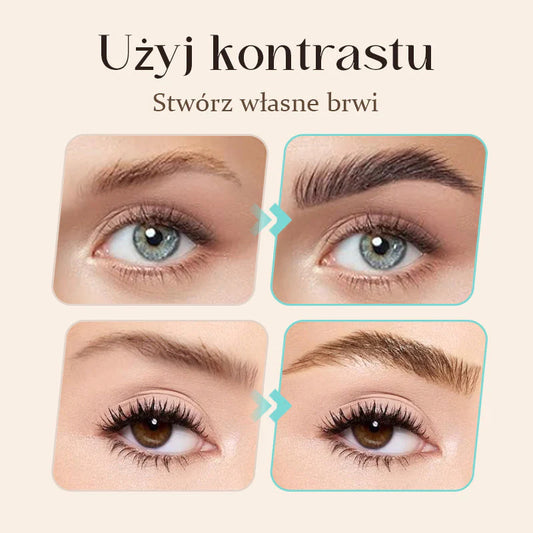 【Kupite 1, dobite 1 gratis】☔Visokokakovosten vodoodporen svinčnik za obrvi s 4 vilicami - spiiyle
