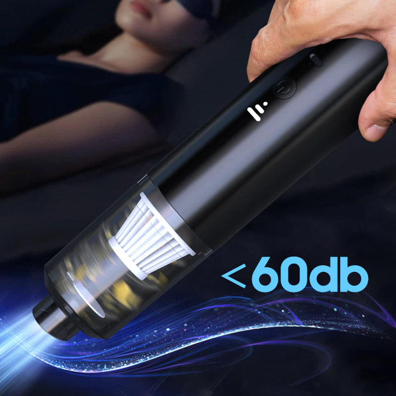 Portable Wireless Car Vacuum Cleaner|Strong Suction · Low Noise · High-Efficiency Filter|Multi-Purpose Cleaning