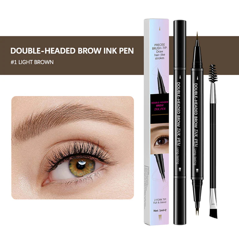 【Kupite 1, dobite 1 gratis】☔Dvostranski svinčnik in čopič za obrvi - spiiyle