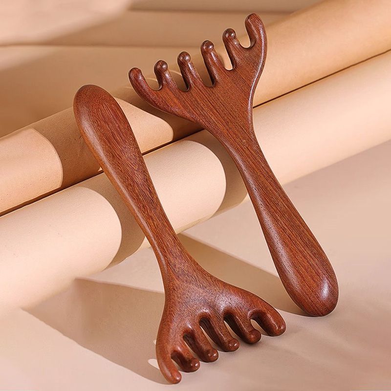 Šestrežni energijski masažni glavnik - spiiyle