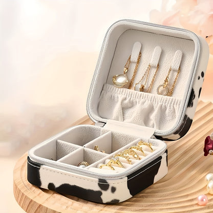 Usnjena škatla za nakit