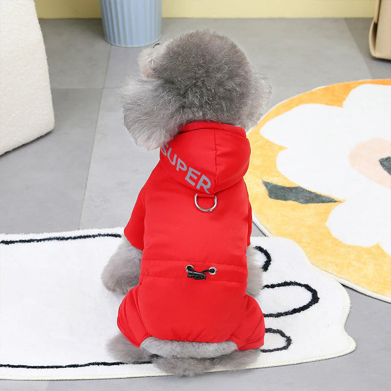 Vodoodporni zimski plašč za pse