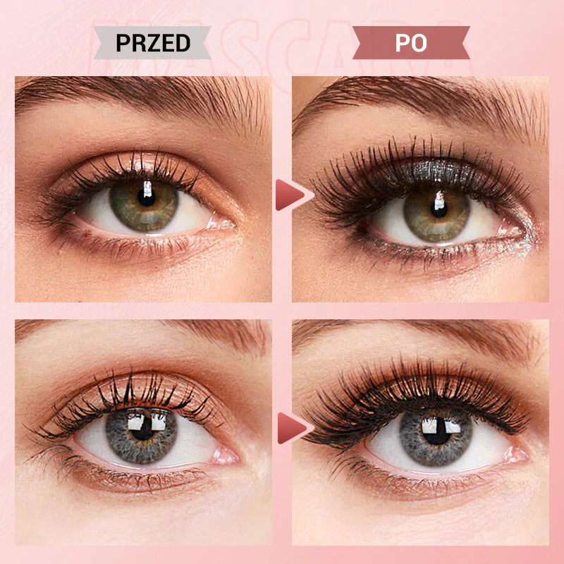 ✨Kup 1 i otrzymaj 1 za darmo✨Wodoodporna Mascara 4D z Jedwabnymi Włóknami - spiiyle