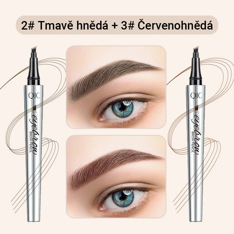 Večnamenski svinčnik za obrvi s 4 konicami (2 kosa) - spiiyle