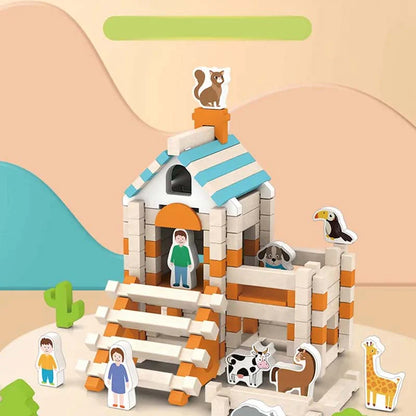 Izobraževalni leseni gradniki