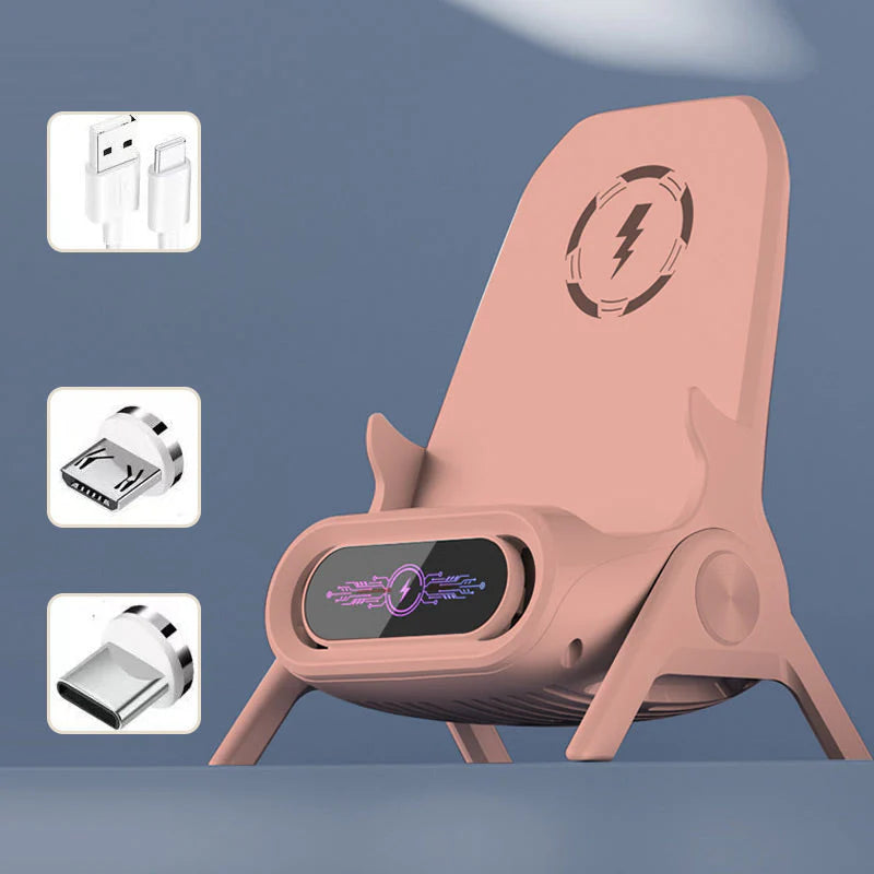 Univerzálny rýchlonabíjací stojan na telefón s chladením – nastaviteľný, efektívny a kreatívny