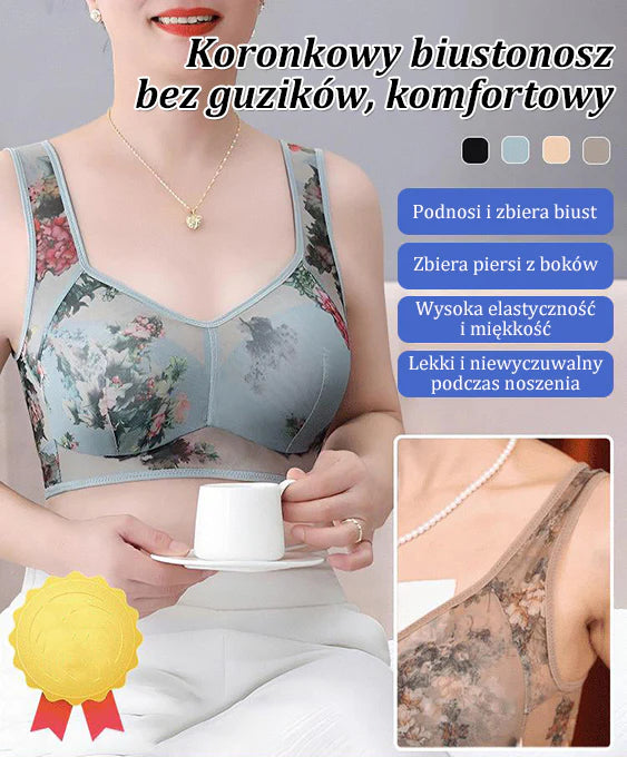 Unikaten čipkast modrček brez gumbov【✨1+1 gratis】 - spiiyle
