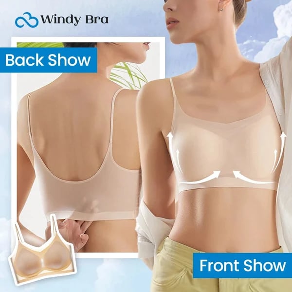 WindyBra - Summer seamless ultra-thin plus size ice silk comfort bra - spiiyle