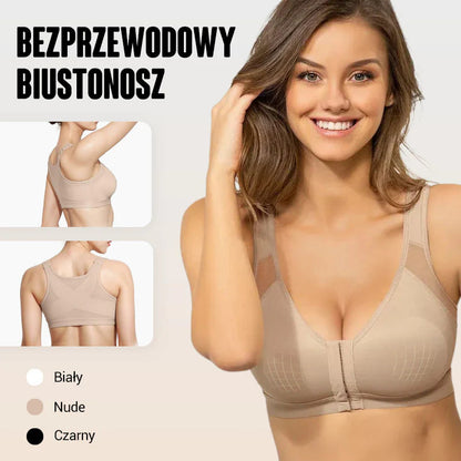 Biustonosz Bezprzewodowy z Zapięciem z Przodu dla Kobiet - spiiyle