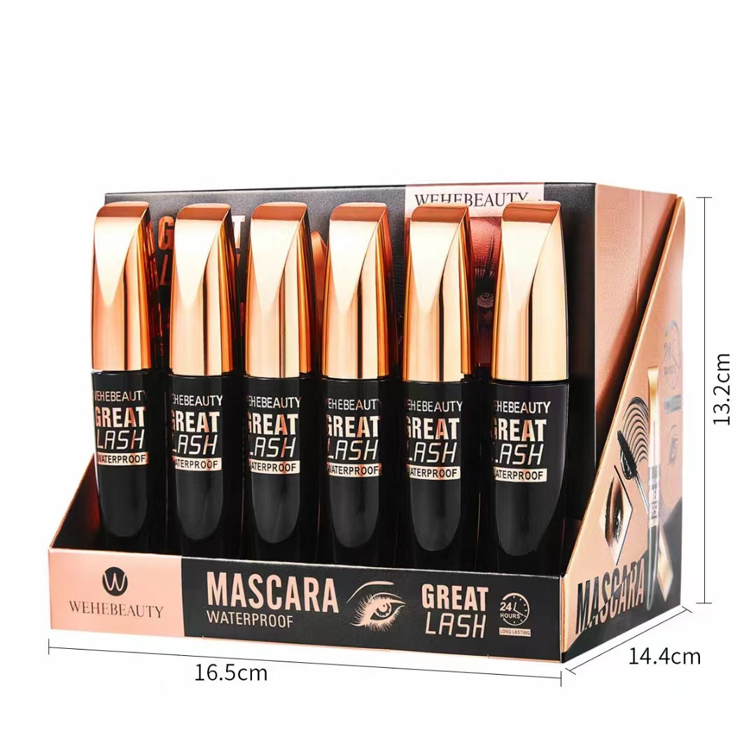 ✨Kup 1 i otrzymaj 1 za darmo✨Wodoodporna Mascara 4D z Jedwabnymi Włóknami - spiiyle
