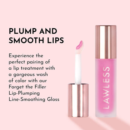 Pozabite na sijaj za polnjenje ustnic Filler Lip Plumping Line Smoothing Gloss - spiiyle