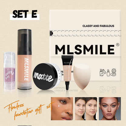 Matte finishing powder for oil control and moisturizing Concealing Foundation - spiiyle