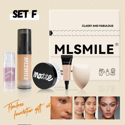Matte finishing powder for oil control and moisturizing Concealing Foundation - spiiyle