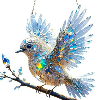 ??Biżuteria artystyczna Crystal Sky Bluebird Colour - spiiyle