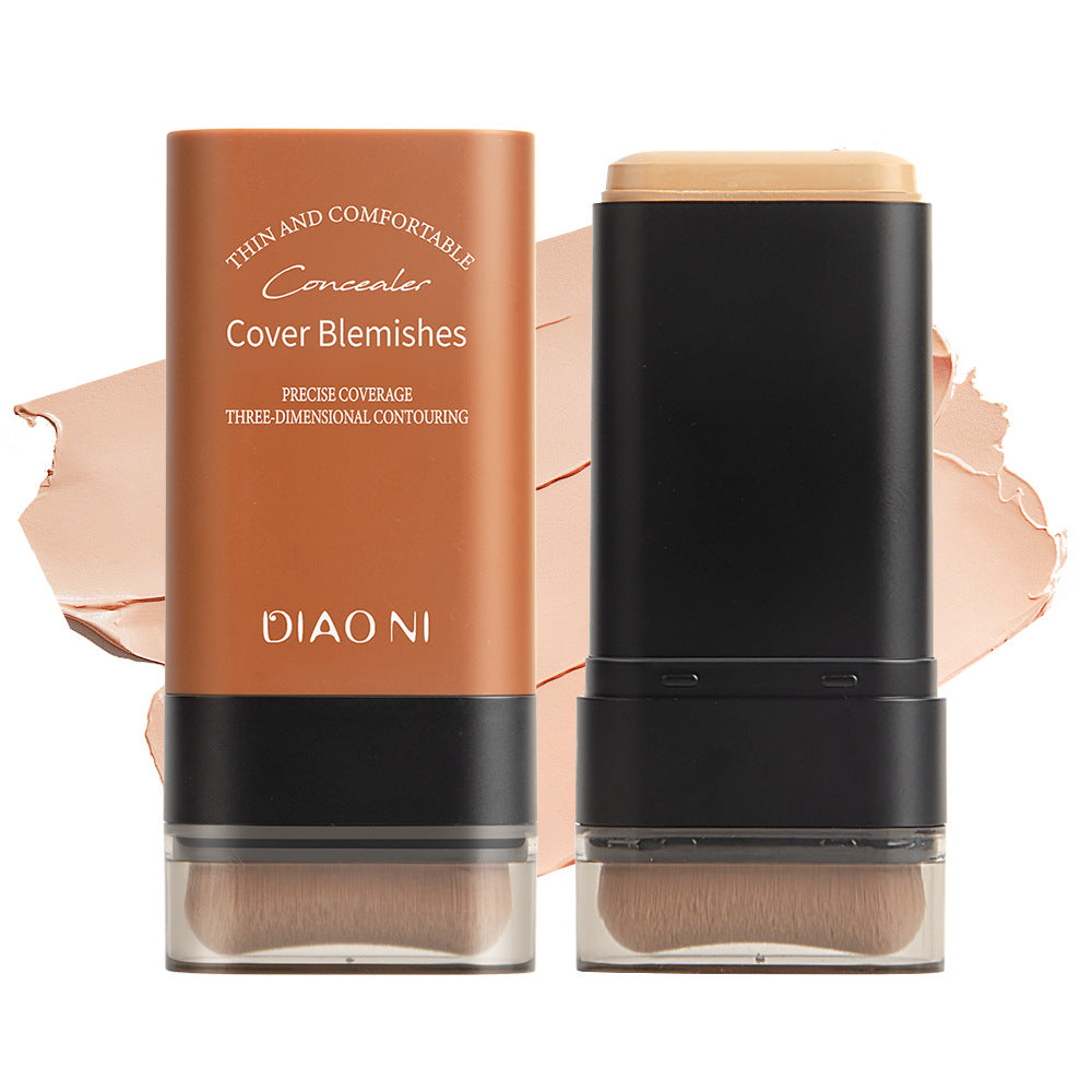 （🔥 Kupite 1, dobite 1 gratis🔥）✨2025 Instant Concealing Foundation Stick with Built-in Brush - spiiyle