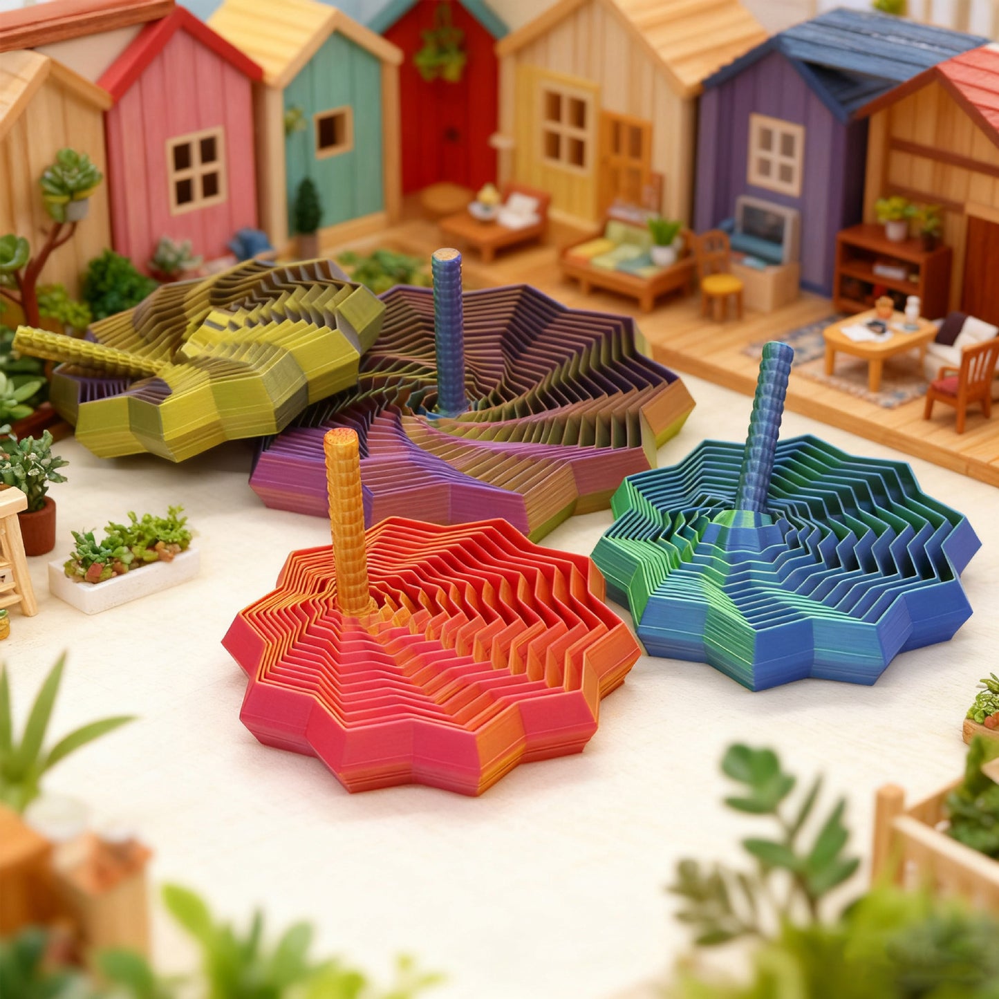 3D natisnjen Fidget Star Spinner