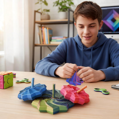 3D natisnjen Fidget Star Spinner