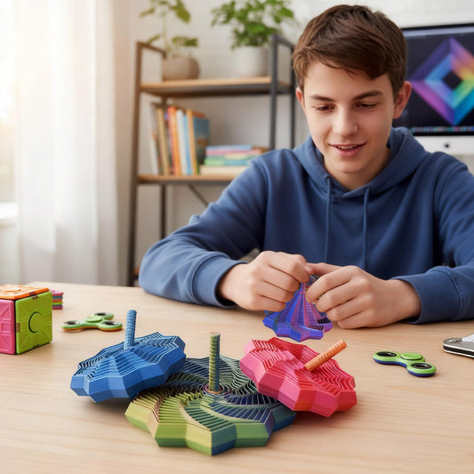 3D natisnjen Fidget Star Spinner