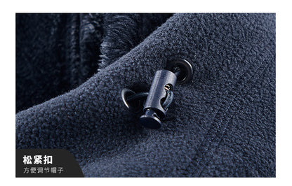 Moška termo flis jakna Graphene – ultra topel zimski plašč s podlogo Heat-Lock in vetrovno zasnovo