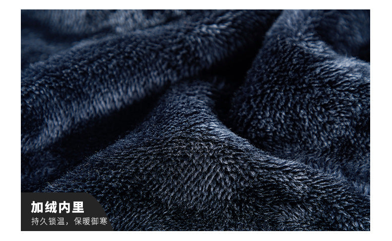 Moška termo flis jakna Graphene – ultra topel zimski plašč s podlogo Heat-Lock in vetrovno zasnovo