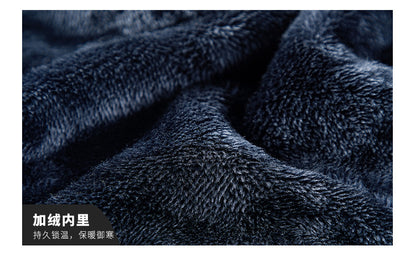 Moška termo flis jakna Graphene – ultra topel zimski plašč s podlogo Heat-Lock in vetrovno zasnovo