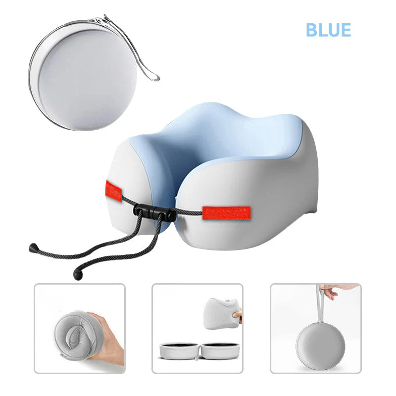 Vzglavnik za vrat iz spominske pene v obliki črke U - spiiyle