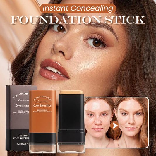 （🔥 Kupite 1, dobite 1 gratis🔥）✨2025 Instant Concealing Foundation Stick with Built-in Brush - spiiyle