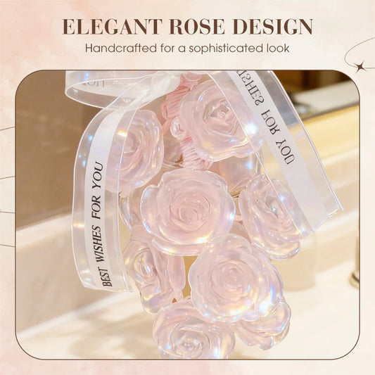 Ročno izdelan šopek kristalnega mila z vrtnicami