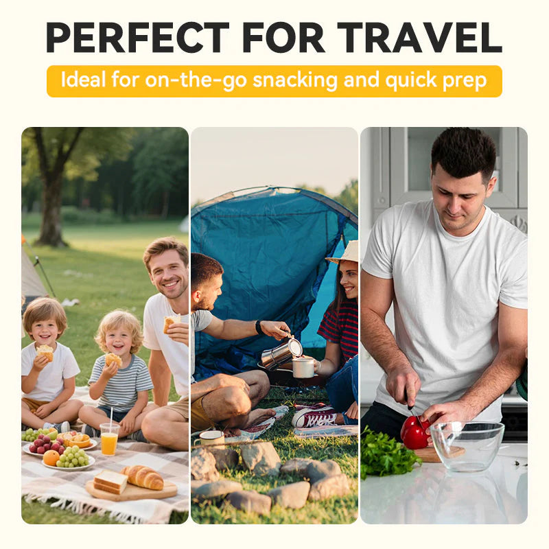 3 v 1 zložljiv mini lupilec in nož za sadje - spiiyle