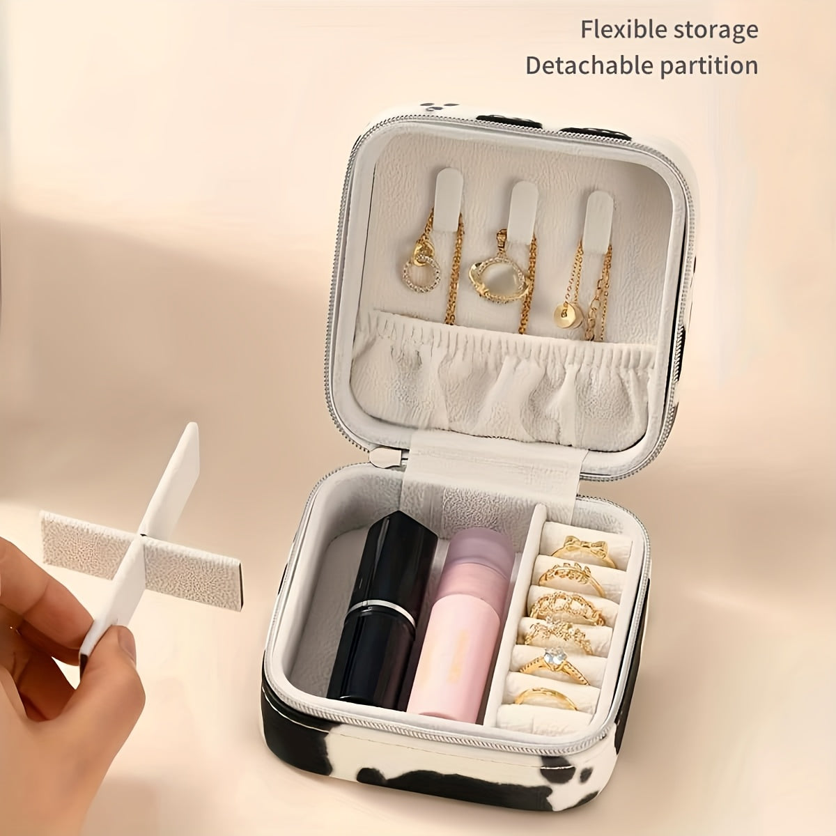 Usnjena škatla za nakit