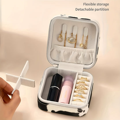 Usnjena škatla za nakit