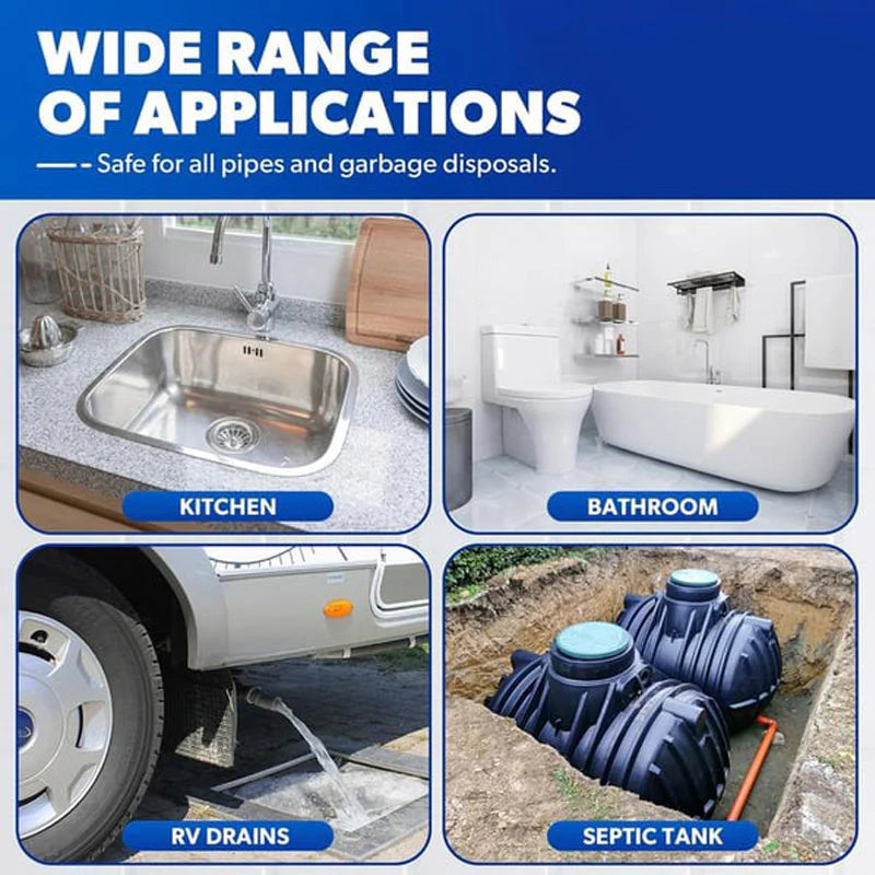 Močan gel za čiščenje odtokov