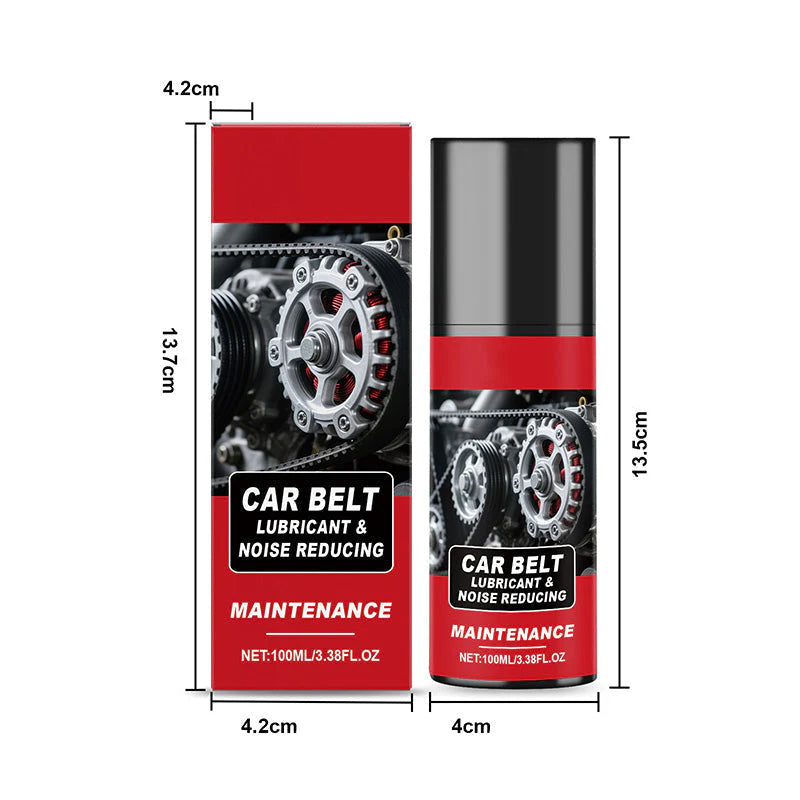 Mazivo za jermen in sprej za zmanjšanje hrupa – podaljšajte življenjsko dobo jermena, odpravite škripanje in zaščitite motor