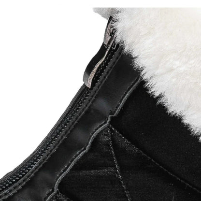 【EU36-42】❄️Zimski ženski škornji iz PU z bombažno in flis podlogo