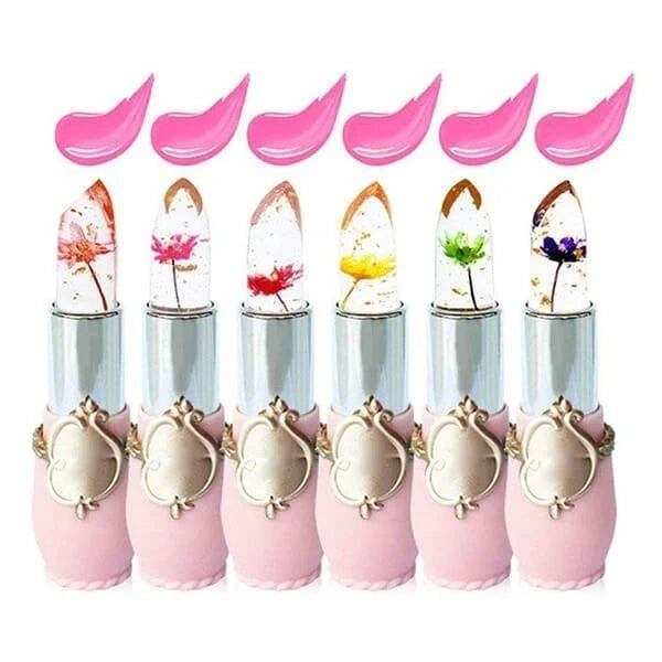 Šminka za ustnice Crystal Jelly Flower, ki spreminja barvo - spiiyle