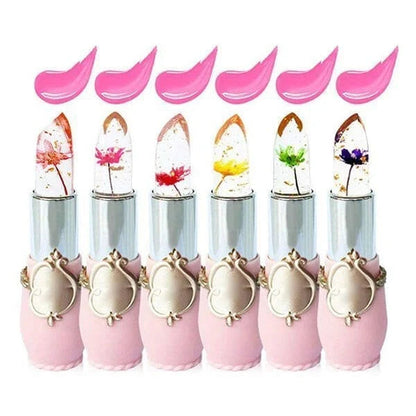 Šminka za ustnice Crystal Jelly Flower, ki spreminja barvo - spiiyle